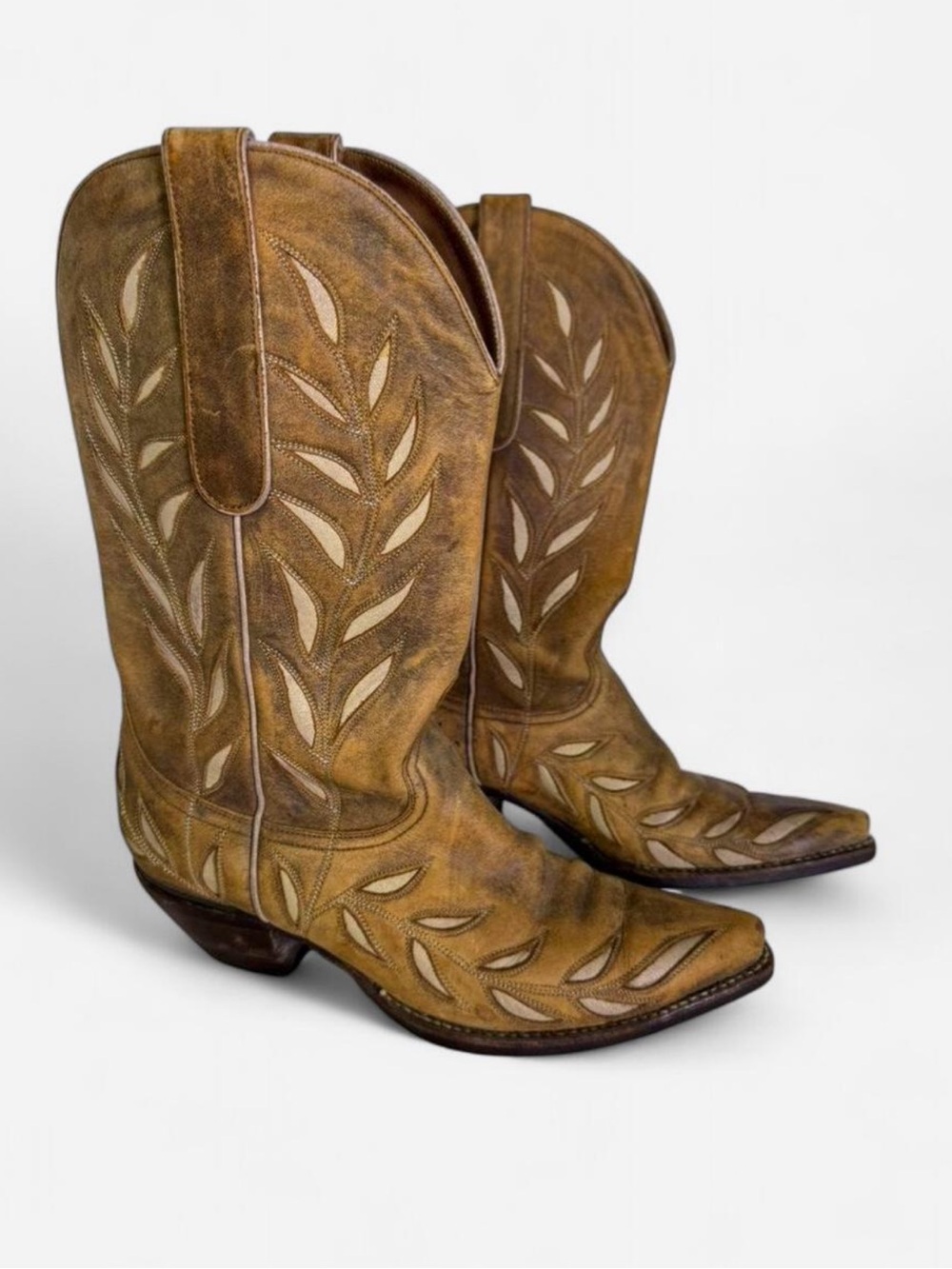Vintage The Old Gringo Leather & Suede Cowboy Boots 🌵✨